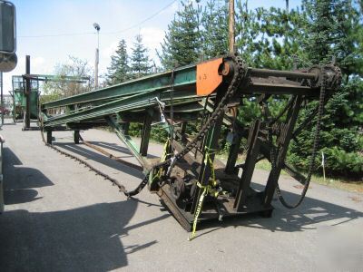 Log (block) conveyor, transfer, elevator 2 chain