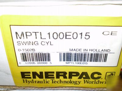 New lot of 2 enerpac swing cylinders MPTL100