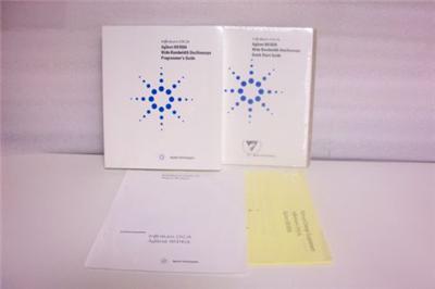 New manuals for agilent 86100A infiniium oscilloscope