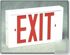 New steel incandescent exit sign long life lamps sale