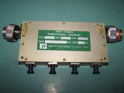 Nice **** werlatone high power rf coupler model 06504 