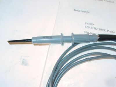 Tektronix 070-0401-01 P6009 120 mhz 100X hi-volt probe