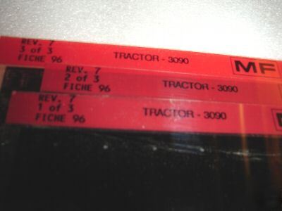 Massey ferguson 3090 tractor parts catalog microfiche