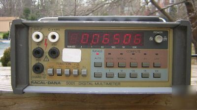 Racal dana 5001 digital multimeter