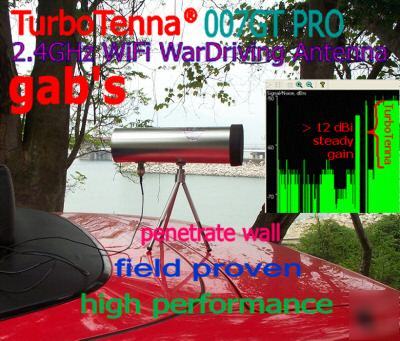 2.4GHZ +12DBI 802.11G wifi wardriving antenna /w tripod