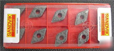 10 sandvik dnmx 332-wf indexable carbide inserts 