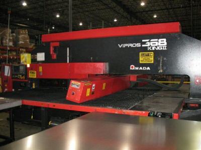 1999 amada VIRPOS368 king fms, 33 ton, 60