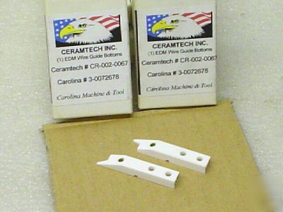 Ceramtech cr-002-0067 edm wire guide bottoms