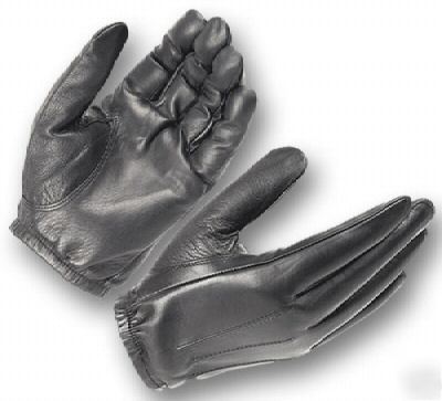 Perfect fit unlined leather police duty gloves - large