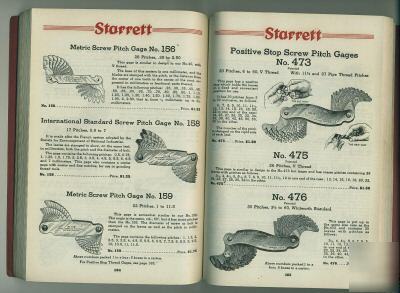 Scarce 1938 l.s. starrett catalog, precision tools etc.