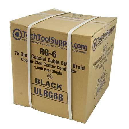 ** awesome RG6 rg-6 ccs coaxial cable 1000' reel in box