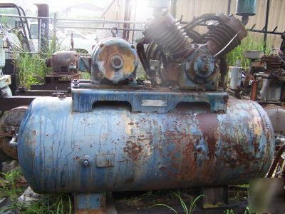 25-hp used compair piston air compressor 200-gal 3-ph