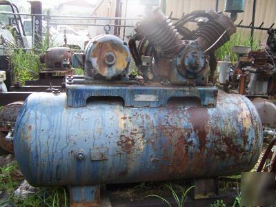 25-hp used compair piston air compressor 200-gal 3-ph