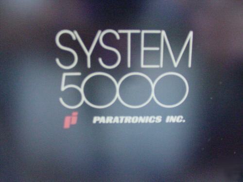 Paratronics system 5000 mod. 540 logic analizer nicolet
