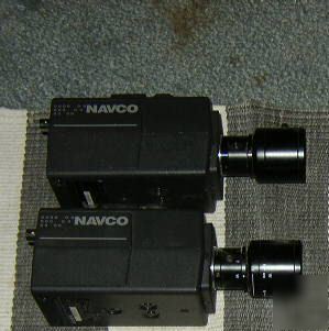 Two navco 4600 color cctv camera 3.3>8MM auto iris vari
