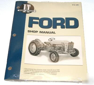 Ford 501 600 601 700 701 800 801 900 901 shop manual