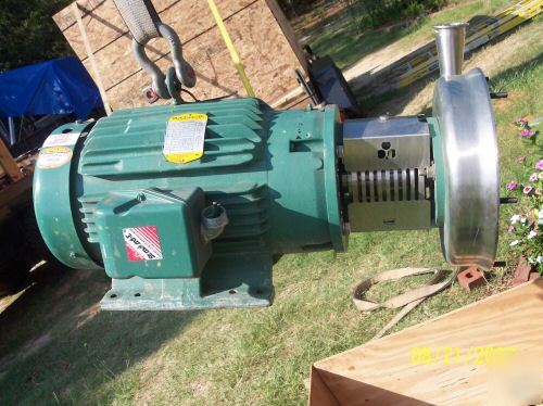 20 hp tri-clover blender pump ss