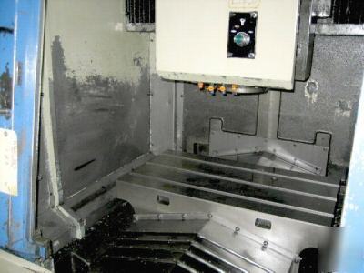 Hitachi seiki vm-40 cnc vertical machining center, mill