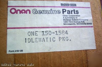 Idlematic onan generator load control kit nos obo