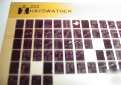 Ih 225 hayswather parts book catalog microfiche manual