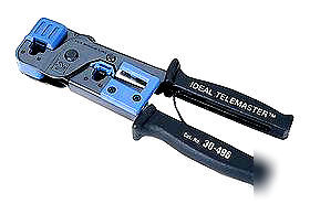 New ideal crimp tool for rj-11 and rj-45 modular plugs