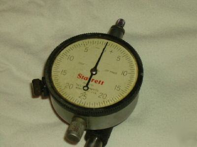 Starrett dial indicator & base set with case