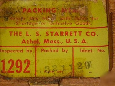Starrett dial indicator & base set with case