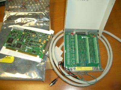 National instruments data acquisition setup