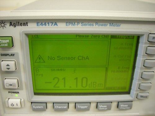 Agilent (hp) E4417A epm-p power meter, peak opt. 002