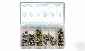 Maintenance assortment grease fittings 90 pcs