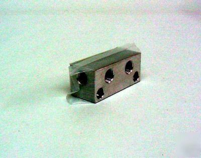 New aluminium 6061 manifold block smc festo ( ) 4-port