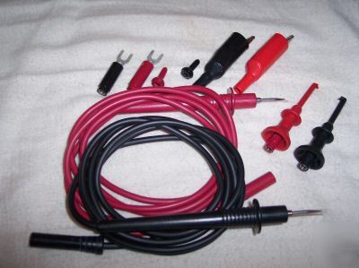 Multimeter lead kit for fluke, keithley and more 