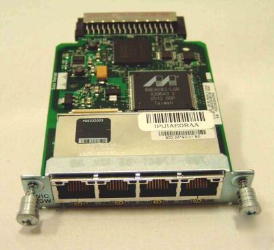 New cisco hwic 4 esw 4 port power over ethernet card