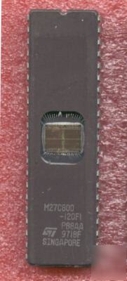 St 27C800 uv eprom M27C800 -120F1 *8M* 2PCS