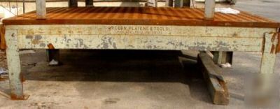 Acorn welding platen 5' x 8'