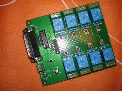 5V ttl driven 8 channel relay driver board - pc avr pic