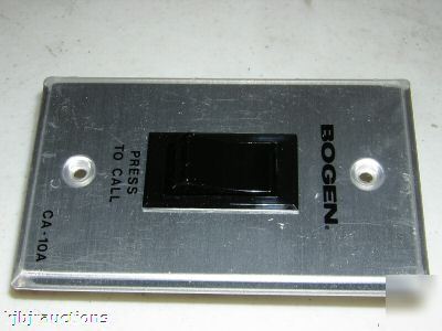 Bogen press to call intercom switch ca-21B 