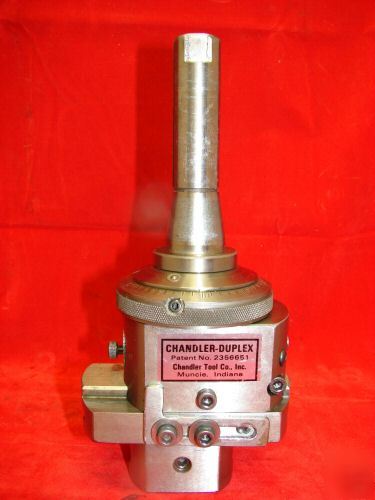 Chandler duplex combo facing boring set R8 bridgeport 