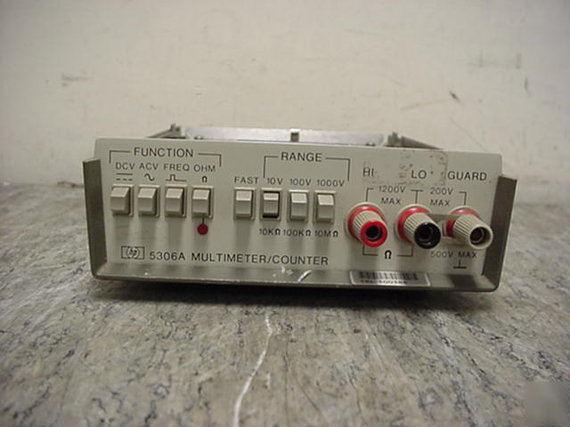 Hewlett packard hp 5306A multimeter / counter 