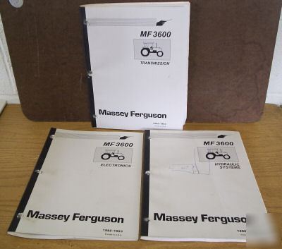 Massey ferguson MF3600 utility tractor service manuals