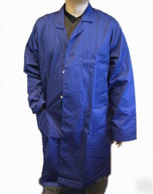 Navy lab work warehouse medical doctor coat - small
