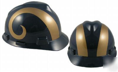 New nfl st. louis rams hardhat hard hat msa