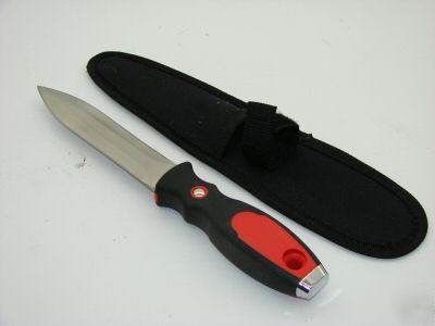 New premium fiberglass duct knife w/sheath 