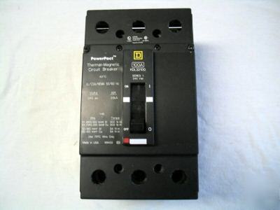 Square d KDL32100 100A 3P 240V powerpact breaker 