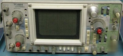 Tektronix 464 100MHZ 2 channel oscilloscope with cart
