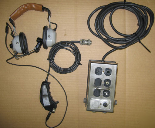 David clark headset U3410 belt station aircraft U3400