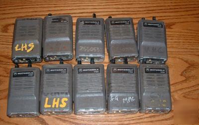 10 motorola HT600 6 ch uhf ht 600 radios for parts 