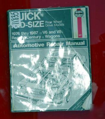 Buick automotive repair manual mid size car:
