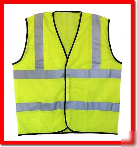 New hiviz reflective safety traffic xxxl vest ansi ii 