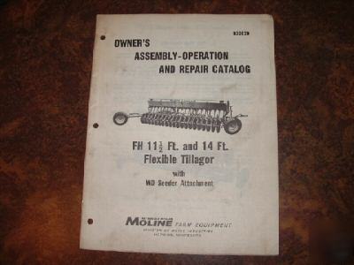 Repair catalogue, minneapolis moline discer